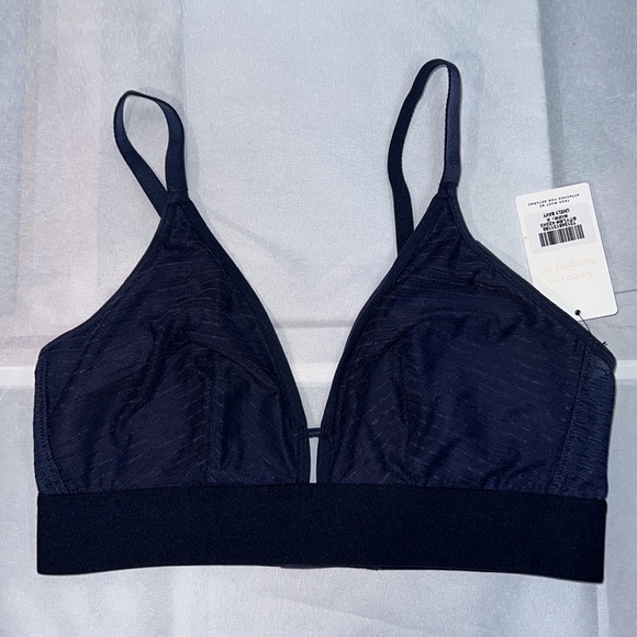 Lively Other - Lively The Busty Stripe Mesh Bralette,Elastic Stretch Band, Plunge Front Size 2